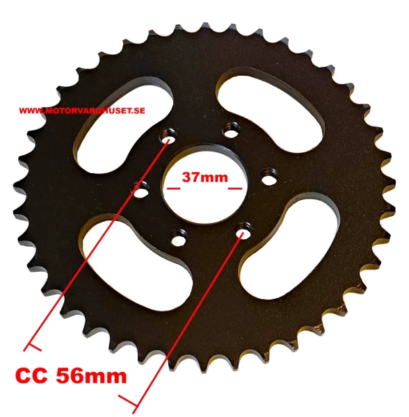 420 Kedja 6 Bult - CC 56mm - 40st Kugg