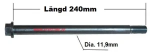 Axel 240mm x M12