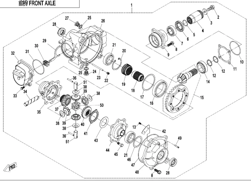 FRAM DIFF 4WD