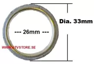 Avgaspackning 33x26x4mm