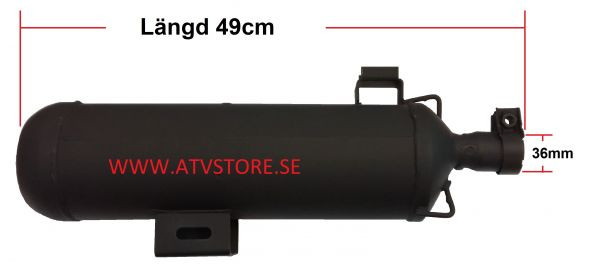 LjuddÄmpare 49cm ATV