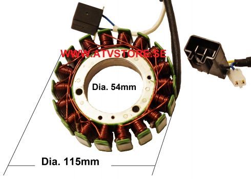 Stator 115mm