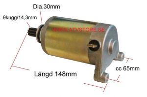 Startmotor 148mm / 9Kugg