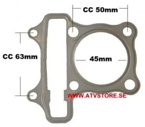 Toppackning 45mm