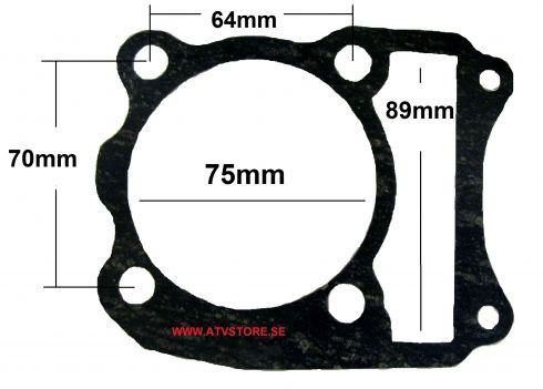 Cylinderpackning 75mm