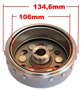 Svänghjul 134,6 - 106mm 