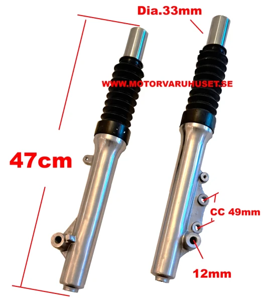 Gaffelben 47cm skoter